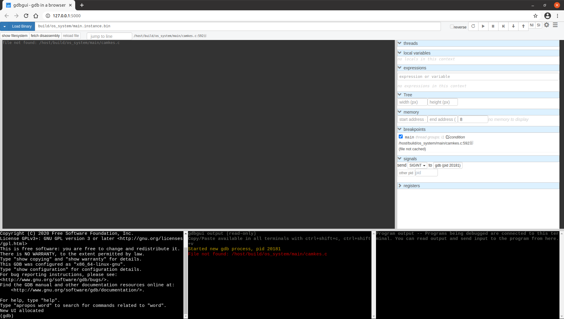 "Debugging HW Platforms Using OpenOCD - GDB GUI Example 1"