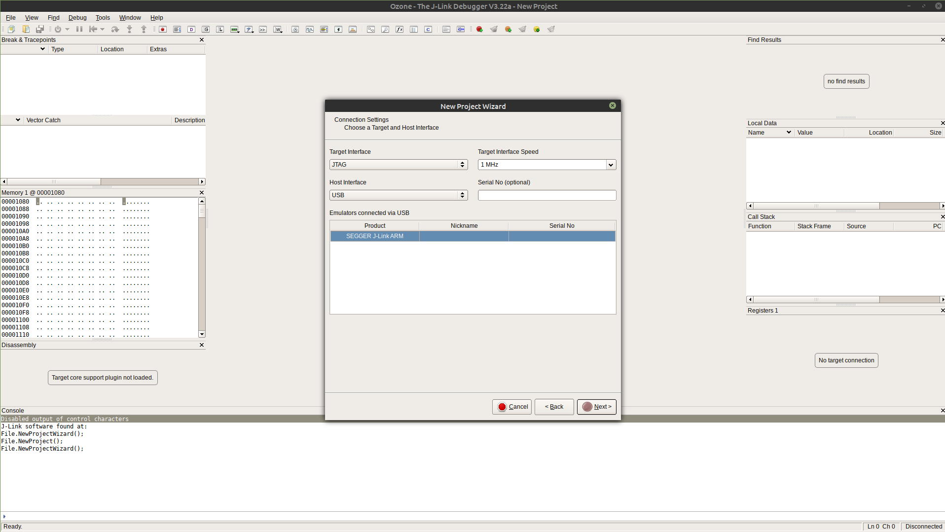 "Debugging HW Platforms Using Segger Tools - Ozone Setup 2"